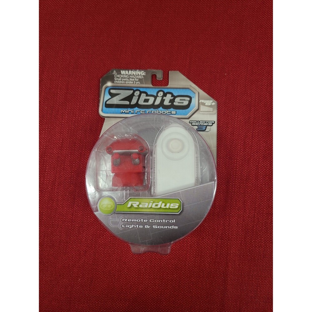 Zibits Mini Remote Control RC Robot Raidus Collector Series 3 New